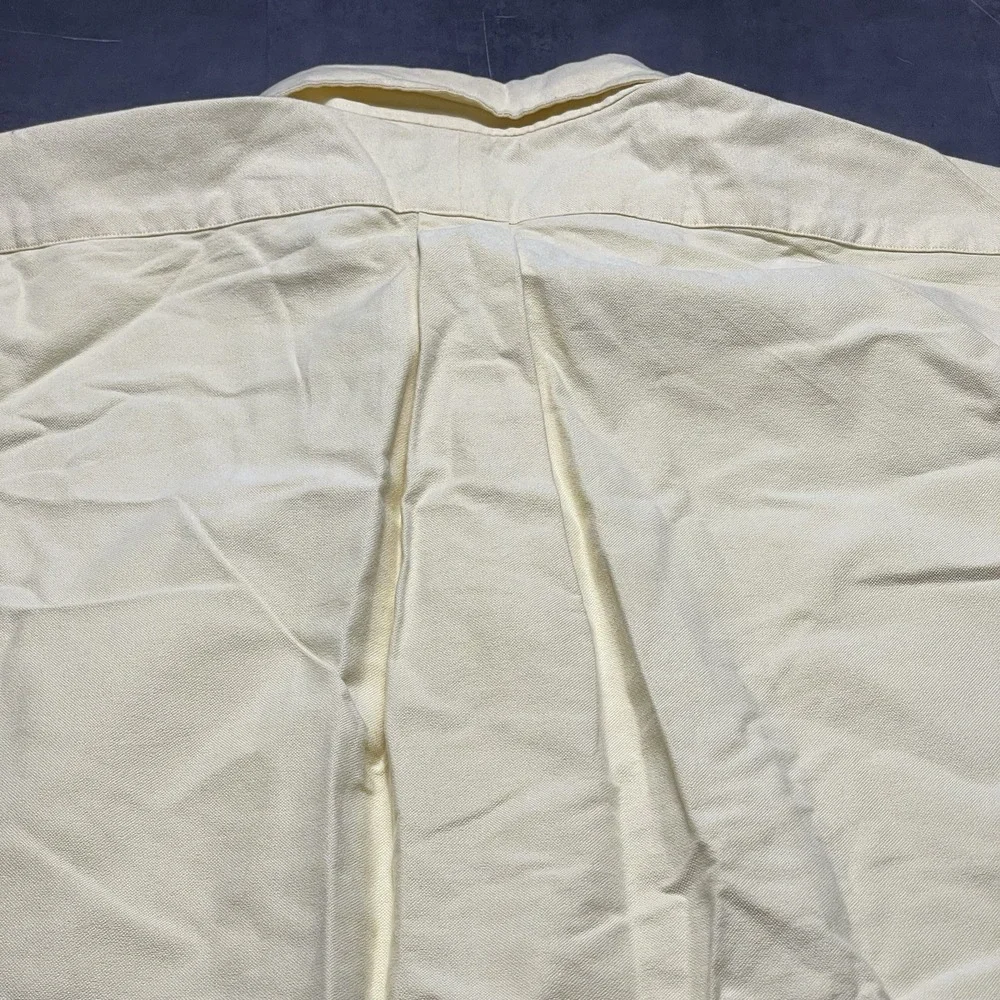 Polo Ralph Lauren Button-Front Yellow Shirt XXL Big‎ Tall F-113